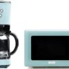 HADEN Heritage 12 Cup Programmable Vintage Retro Home Coffee Maker Machine With Vintage Retro 0.7 Cu Ft 700W Countertop Microwave Oven, Blue 1 HADEN Heritage 12 Cup Programmable Vintage Retro Home Coffee Maker Machine With Vintage Retro 0.7 Cu Ft 700W Countertop Microwave Oven, Blue -Small Appliance Store 61vjJFhRd4L. AC SL1500