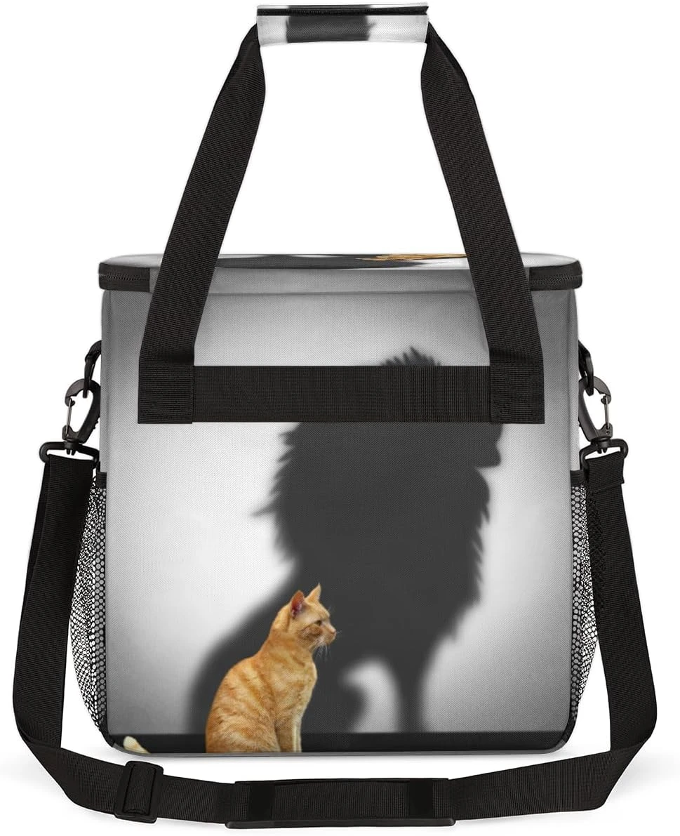 Cfpolar Coffee Maker Carrying Bag Cat Lion Shadow Travel Coffee Machine Bag Carrying Organizer Case Portable Single Serve Coffee Brewer Tote Bag Storage Bag For Camping Picnic 8 Cfpolar Coffee Maker Carrying Bag Cat Lion Shadow Travel Coffee Machine Bag Carrying Organizer Case Portable Single Serve Coffee Brewer Tote Bag Storage Bag For Camping Picnic - Image 6