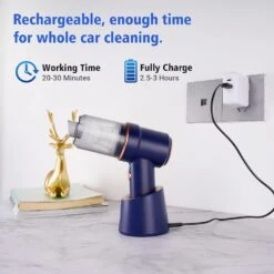 Aorika Car Vacuum Cleaner Cordless, Handheld Vacuum&Air Duster, 9000PA Suction 120W High Power Wet/Dry Use Vacuum Cleaner With Multi-nozzles And Floor Brush For Vehicle/Home/Office, Pet Hair -Small Appliance Store 61xjuolv99L. AC SL1500