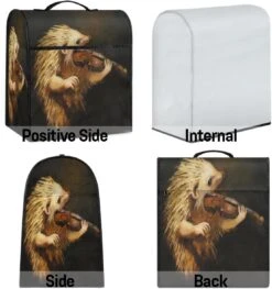 Bardic Hedgehog With Violin Coffee Machine Dust Cover Animal Hedgehogs Stand Mixer Dust Cover Stand Mixer Cover Waterproof,Easy To Clean,Multi-Pocket -Small Appliance Store 61yMC4zsYkL. AC SL1200