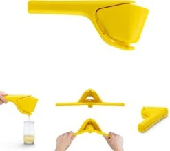 Dreamfarm Lemon Fluicer | Easy Squeeze Manual Lemon Juicer | Citrus Juicer That Folds Flat For Space-Saving Storage | Lemon Squeezer With Pivot To Increase Leverage