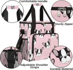 Cfpolar Coffee Maker Carrying Bag Cute Dog Animal Puppy Travel Coffee Machine Bag Carrying Organizer Case Portable Single Serve Coffee Brewer Tote Bag Storage Bag For Camping Picnic -Small Appliance Store 71 cXwjzJtL. AC SL1200