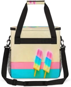 Cfpolar Coffee Maker Carrying Bag Rainbow Popsicle Travel Coffee Machine Bag Carrying Organizer Case Portable Single Serve Coffee Brewer Tote Bag Storage Bag For Camping Picnic -Small Appliance Store 71071eTb5GL. AC SL1200
