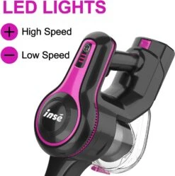 INSE Main Motor With A 180W Upgraded Digital Motor, Vacuum Motor Head With 1.2L Dust Box N5S Cordless Vacuum Cleaner- Rose -Small Appliance Store 710MumIdSEL. AC SL1500