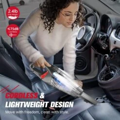 Handheld Vacuum Cordless Car Vacuum Portable With 9000PA&LED, Lightweight Rechargeable Hand Vacuum Cordless With 2 Filters, Fast Charge, Mini Vacuum, Hand Held Vacuum Cleaner For Car Carpet Pet Hair -Small Appliance Store 710bSNDIj5L. AC SL1500