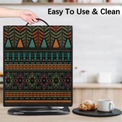 Bardic Ethnic Aztec Pattern Coffee Machine Dust Cover Ethnic Tribal Patterns Stand Mixer Dust Cover Stand Mixer Cover Waterproof,Easy To Clean,Multi-Pocket -Small Appliance Store 710fqHFg4rL. AC SL1200