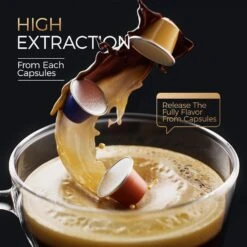 JASSY Mini Espresso Coffee Machine 20 Bar Coffee Maker Compatible For NS Original Capsule With Single/Double Cup System For Espresso,1255W -Small Appliance Store 712D3Tp7pOL. AC SL1500