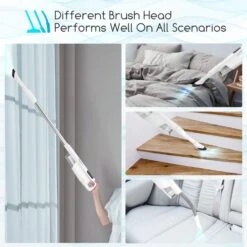 Aigostar Cordless Vacuum Cleaner, 150W Powerful Suction Stick Vacuum With 40 Mins Long Runtime, 4 In 1 Chargeable Vacuum Cordless For Hardwood Floor Pet Hair, Lightweight And LED Lights 18 Aigostar Cordless Vacuum Cleaner, 150W Powerful Suction Stick Vacuum With 40 Mins Long Runtime, 4 In 1 Chargeable Vacuum Cordless For Hardwood Floor Pet Hair, Lightweight And LED Lights -Small Appliance Store 712qaIKuAEL. AC SL1500