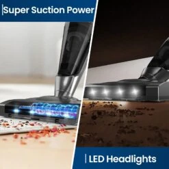 Hihhy Cordless Vacuum Cleaner, Stick Vacuum 25000 Pa Powerful Suction Handheld 2-in-1 Upright Vacuums, Small Vacuum Cleaners For Home Hardwood Floor, Carpet And Pet Hair -Small Appliance Store 713wUPPjwQL. AC SL1500