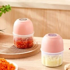 Food Processor, Portable Mini Food Processor, Electric Garlic Blender, Rechargeable Vegetable Chopper Blender, Mini Portable Veggie Chopper, Wireless Food Processor For Ginger, Chili, Fruits, Veggie -Small Appliance Store 71497odlWXL. AC SL1500