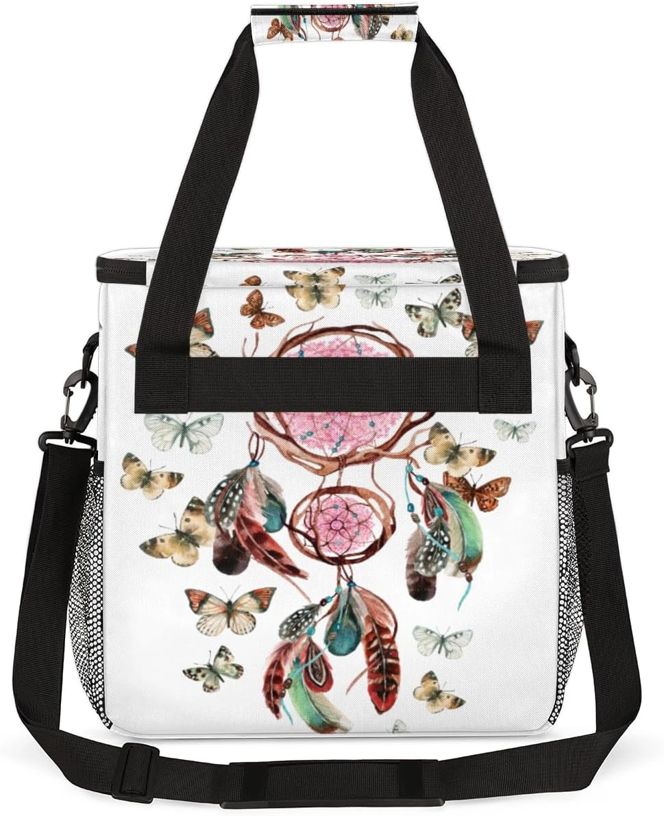 Cfpolar Coffee Maker Carrying Bag Dreamcatcher Boho Butterfly Travel Coffee Machine Bag Carrying Organizer Case Portable Single Serve Coffee Brewer Tote Bag Storage Bag For Camping Picnic 8 Cfpolar Coffee Maker Carrying Bag Dreamcatcher Boho Butterfly Travel Coffee Machine Bag Carrying Organizer Case Portable Single Serve Coffee Brewer Tote Bag Storage Bag For Camping Picnic - Image 6