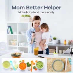 Ganiza Immersion Blender 5 In 1 Hand Blender 800W Heavy Duty Motor, 15 Speed And Turbo Mode Handheld Blender Stainless Steel Blade With 800ml Mixing Beaker, 600ml Chopper, Whisk And Milk Frother (Silver-1) 16 Ganiza Immersion Blender 5 In 1 Hand Blender 800W Heavy Duty Motor, 15 Speed And Turbo Mode Handheld Blender Stainless Steel Blade With 800ml Mixing Beaker, 600ml Chopper, Whisk And Milk Frother (Silver-1) -Small Appliance Store 715uXXCI6ZL. AC SL1500