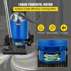 VEVOR 3.6qt Backpack Vacuum Cleaner, Blue 13 VEVOR 3.6qt Backpack Vacuum Cleaner, Blue -Small Appliance Store 7169VtmzgL. AC SL1500