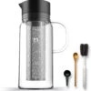 MAVO Cold Brew Coffee Maker, Ice Coffee Maker (34oz/1000ml) - 100% Airtight - Double 800 Mesh Food Grade 304 Stainless Steel Filter - Removable Stainless Steel Filter - Perfect For Homemade Iced Coffee And Ice Tea -Small Appliance Store 716RXgFJWiL. AC SL1500