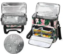 Cfpolar Flowers Leaf Coffee Maker Carrying Bag, Tropic Parrot Waterproof Travel Storage Bag, Portable Coffee Machine Tote Bag With Shoulder Strap For Single Serve Coffee Maker -Small Appliance Store 7176HS3xy6L. AC SL1200