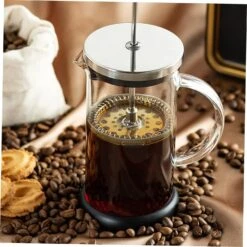 Cabilock Coffee Maker Portable Espresso Maker Coffee Espresso Small Espresso Maker Cappuccino Machine Glass Coffee Press Maker Coffee Lover Gift Coffee Pot For Office Bubbler -Small Appliance Store 718OtwU4z L. AC SL1500