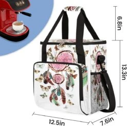 Cfpolar Coffee Maker Carrying Bag Dreamcatcher Boho Butterfly Travel Coffee Machine Bag Carrying Organizer Case Portable Single Serve Coffee Brewer Tote Bag Storage Bag For Camping Picnic 12 Cfpolar Coffee Maker Carrying Bag Dreamcatcher Boho Butterfly Travel Coffee Machine Bag Carrying Organizer Case Portable Single Serve Coffee Brewer Tote Bag Storage Bag For Camping Picnic -Small Appliance Store 718vp5DsP0L. AC SL1200