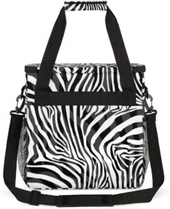 Cfpolar Coffee Maker Carrying Bag Abstract Animal Zebra Pattern Travel Coffee Machine Bag Carrying Organizer Case Portable Single Serve Coffee Brewer Tote Bag Storage Bag For Camping Picnic -Small Appliance Store 719SaCnizoL. AC SL1200