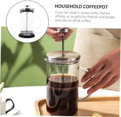 Cabilock Coffee Maker Portable Espresso Maker Coffee Espresso Small Espresso Maker Cappuccino Machine Glass Coffee Press Maker Coffee Lover Gift Coffee Pot For Office Bubbler -Small Appliance Store 719w2WBN7JL. AC SL1500