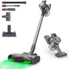 Maircle S3 Pro Cordless Vacuum Cleaner/w 35Kpa Powerful Suction, 70min Runtime 4000mAh Rechargeable Stick Vacuum, Anti-Tangle Brush, Lightweight Wireless Handheld Vac For Hard Floor, Carpet, Pet Hair