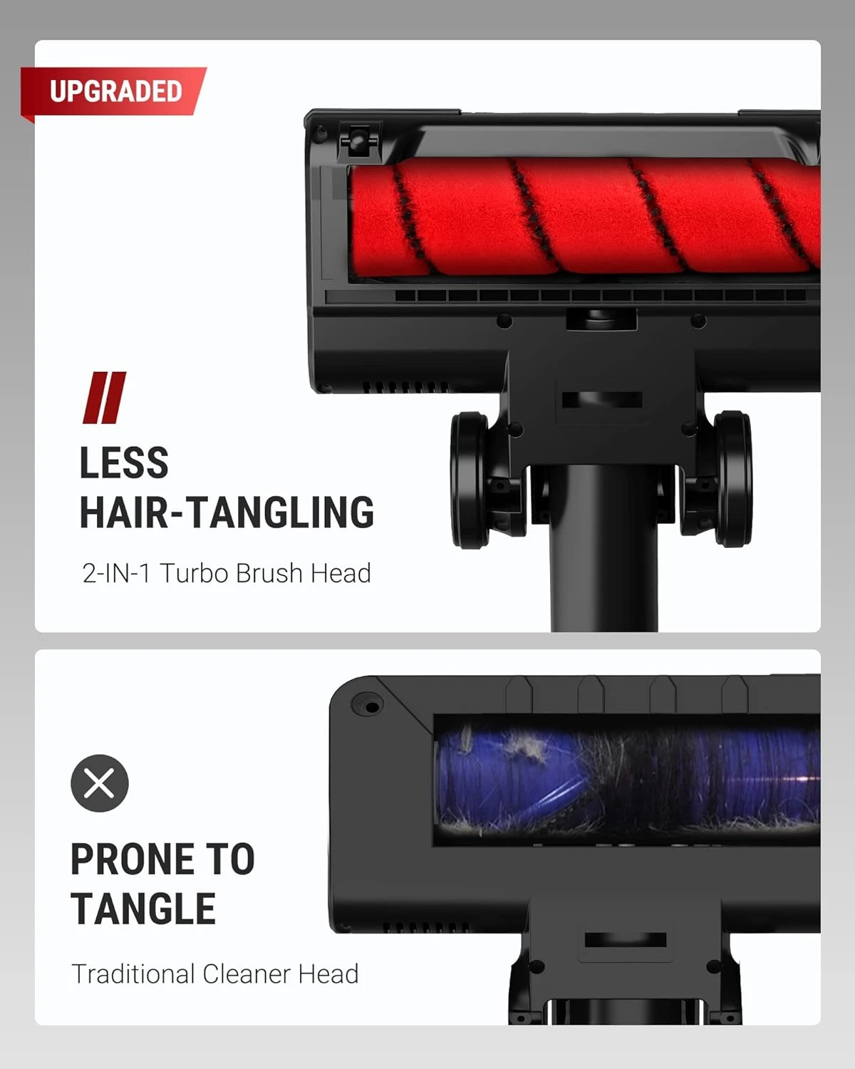 VacLife 25Kpa Cordless Stick Vacuum Cleaner, 6-in-1 Cordless Vacuum W/Strong Suction For Home Pet Hair Carpet Hard Floor, Max 45 Min Runtime, Wireless Vaccine Cleaner W/LED Headlights, Black (VL732) 7 VacLife 25Kpa Cordless Stick Vacuum Cleaner, 6-in-1 Cordless Vacuum W/Strong Suction For Home Pet Hair Carpet Hard Floor, Max 45 Min Runtime, Wireless Vaccine Cleaner W/LED Headlights, Black (VL732) - Image 5