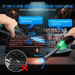 HAWTONG Handheld Vacuum Cordless, 3 Gear Car Vacuum Cleaner High Power With Air Blower, 7500mAh Rechargeable Mini Vacuum Cleaner With 12000PA Powerful Suction For Home Car Office Pet Hair Electronics -Small Appliance Store 71CKJ9y6UlL. AC SL1500