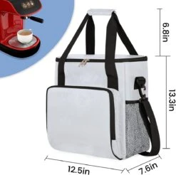 Cfpolar Coffee Maker Carrying Bag Tropical Palm Beach Travel Coffee Machine Bag Carrying Organizer Case Portable Single Serve Coffee Brewer Tote Bag Storage Bag For Camping Picnic -Small Appliance Store 71E gOywvnL. AC SL1200