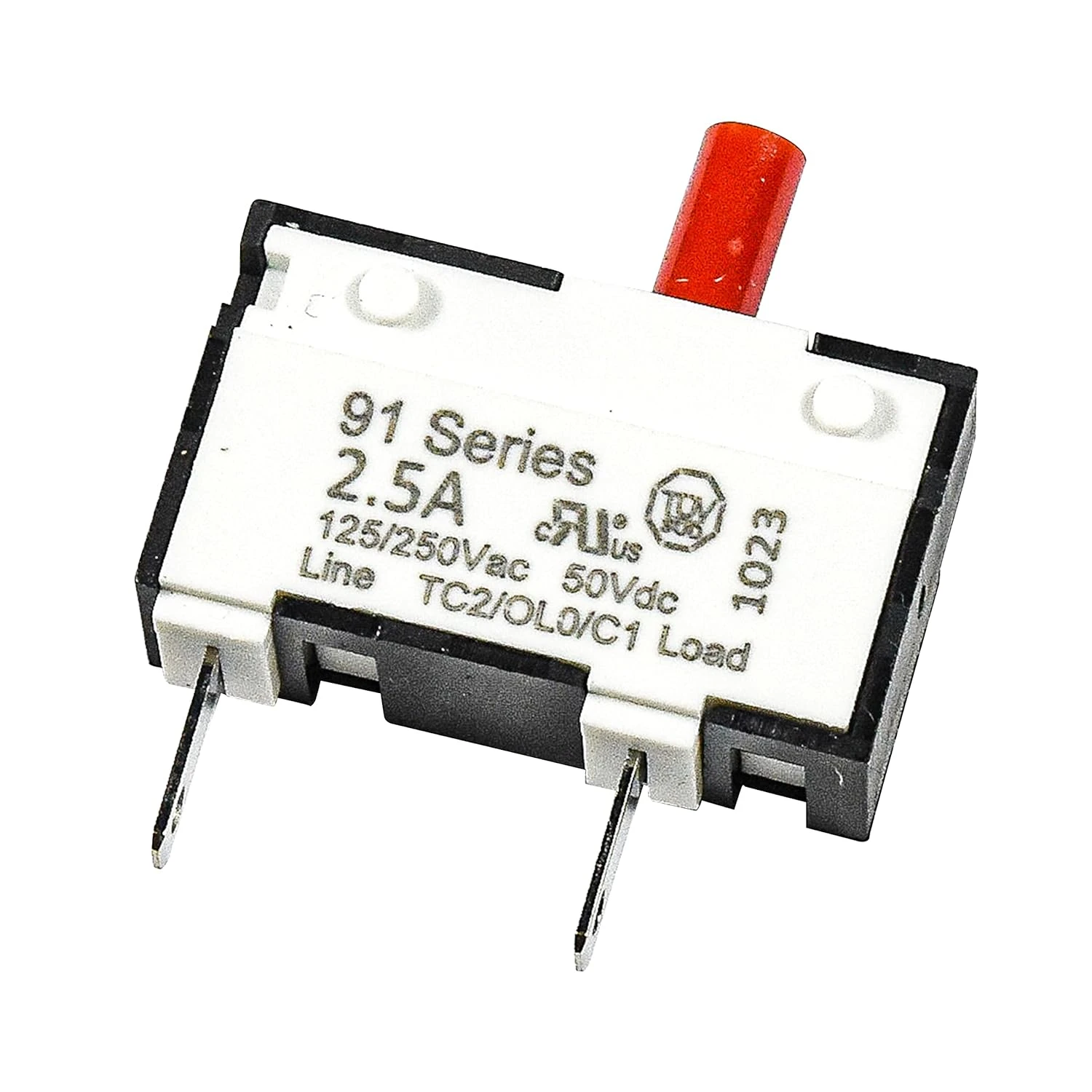 HQRP Push-to-Reset Thermal Circuit Breaker Switch 91-Series Compatible With Dyson DC27 DC41 DC65 DC66 UP13 UP19 UP20 Upright Vacuum 917733-01 DY-91773301 916168-01 125VAC 250VAC 50VDC 2.5A, UL Listed 3 HQRP Push-to-Reset Thermal Circuit Breaker Switch 91-Series Compatible With Dyson DC27 DC41 DC65 DC66 UP13 UP19 UP20 Upright Vacuum 917733-01 DY-91773301 916168-01 125VAC 250VAC 50VDC 2.5A, UL Listed