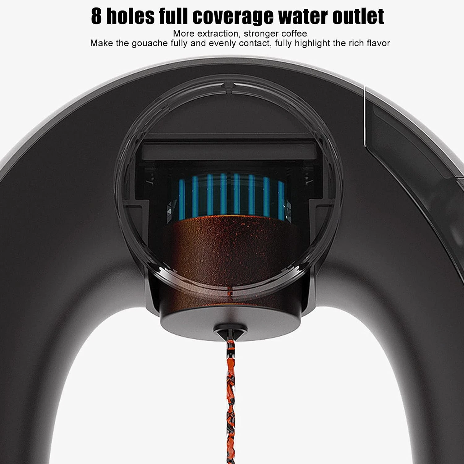 NDNCZDHC Small Coffee Maker, Mini Drip Coffee Maker With 240ml Water Tank, Constant Temperature Coffee Machine For Home And Office 5 NDNCZDHC Small Coffee Maker, Mini Drip Coffee Maker With 240ml Water Tank, Constant Temperature Coffee Machine For Home And Office - Image 3