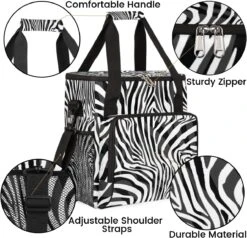 Cfpolar Coffee Maker Carrying Bag Abstract Animal Zebra Pattern Travel Coffee Machine Bag Carrying Organizer Case Portable Single Serve Coffee Brewer Tote Bag Storage Bag For Camping Picnic -Small Appliance Store 71E49MN7t4L. AC SL1200