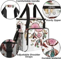 Cfpolar Coffee Maker Carrying Bag Dreamcatcher Boho Butterfly Travel Coffee Machine Bag Carrying Organizer Case Portable Single Serve Coffee Brewer Tote Bag Storage Bag For Camping Picnic 16 Cfpolar Coffee Maker Carrying Bag Dreamcatcher Boho Butterfly Travel Coffee Machine Bag Carrying Organizer Case Portable Single Serve Coffee Brewer Tote Bag Storage Bag For Camping Picnic -Small Appliance Store 71FgquvPL. AC SL1200