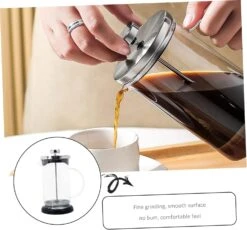 Cabilock Coffee Maker Portable Espresso Maker Coffee Espresso Small Espresso Maker Cappuccino Machine Glass Coffee Press Maker Coffee Lover Gift Coffee Pot For Office Bubbler -Small Appliance Store 71GQ1HmYdHL. AC SL1500