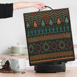 Bardic Ethnic Aztec Pattern Coffee Machine Dust Cover Ethnic Tribal Patterns Stand Mixer Dust Cover Stand Mixer Cover Waterproof,Easy To Clean,Multi-Pocket -Small Appliance Store 71GyyVnsMNL. AC SL1200