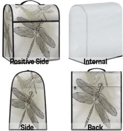 Dragonfly Coffee Machine Dust Cover Beautiful Dragonflies Stand Mixer Dust Cover Stand Mixer Cover Waterproof,Easy To Clean,Multi-Pocket -Small Appliance Store 71H4Pa iXL. AC SL1200