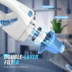 Bossdan Handheld Vacuum Cordless, Powerful Suction Car Hand Held Vacuum Cleaner With Large-Capacity Battery, Hand Vacuum Cordless Rechargeable For Pet Hair Keyboard Dust Office And Home Cleaning -Small Appliance Store 71HKoNZw3DL. AC SL1500