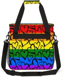 Cfpolar Coffee Maker Carrying Bag Lgbt Pride Love Heart Travel Coffee Machine Bag Carrying Organizer Case Portable Single Serve Coffee Brewer Tote Bag Storage Bag For Camping Picnic -Small Appliance Store 71IEw8bcJvL. AC SL1200