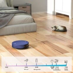 OKP K3 Robot Vacuum Cleaner Self-Charging Robotic Vacuum Cleaner With 2000Pa Strong Suction Voice Control For Hardfloor And Carpet,Blue 10 OKP K3 Robot Vacuum Cleaner Self-Charging Robotic Vacuum Cleaner With 2000Pa Strong Suction Voice Control For Hardfloor And Carpet,Blue -Small Appliance Store 71IOKEd0WtL. AC SL1500