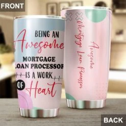 Awesome Mortgage Loan Processor Tumbler Stainless Steel 20oz, Funny Mortgage Loan Processor Gifts Bulk For Birthday Christmas, Office Gifts For Men Women Work Friend Coworker Driking Coffee Cup -Small Appliance Store 71IUAZE1B5L. AC SL1500