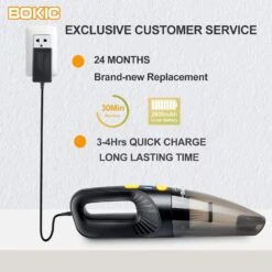 BOKIC Car Vacuum Cleaner Cordless, Cord-Free Handheld Vacuum Rechargeable, Portable High Power 8000Pa, Small Mini Handheld Detailing Cleaning Kit For Home Office -Small Appliance Store 71JLIeQE3FL. AC SL1500