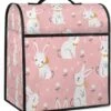Rabbit Flower Pattern Coffee Machine Dust Cover Animal Rabbits Stand Mixer Dust Cover Stand Mixer Cover Waterproof,Easy To Clean,Multi-Pocket -Small Appliance Store 71Kq7l9E78L. AC SL1200