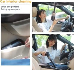 Egobasic Car Cordless Vacuum Cleaner, 9000PA Handheld Cordless Rechargeable Portable Vacuum Cleaner, Cordless Hoover Washable Filter & Cleaning Brush For Car/Home -Small Appliance Store 71L4YApnMPL. AC SL1500