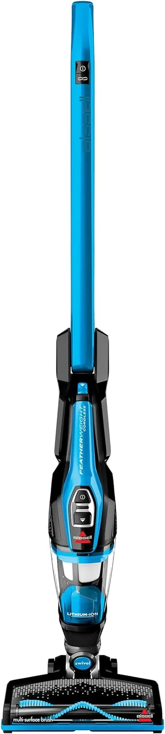 BISSELL, 3061 Featherweight Cordless Stick Vacuum, Electric Blue, Black 3 BISSELL, 3061 Featherweight Cordless Stick Vacuum, Electric Blue, Black