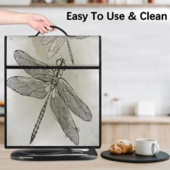 Dragonfly Coffee Machine Dust Cover Beautiful Dragonflies Stand Mixer Dust Cover Stand Mixer Cover Waterproof,Easy To Clean,Multi-Pocket -Small Appliance Store 71MDJOy pL. AC SL1200