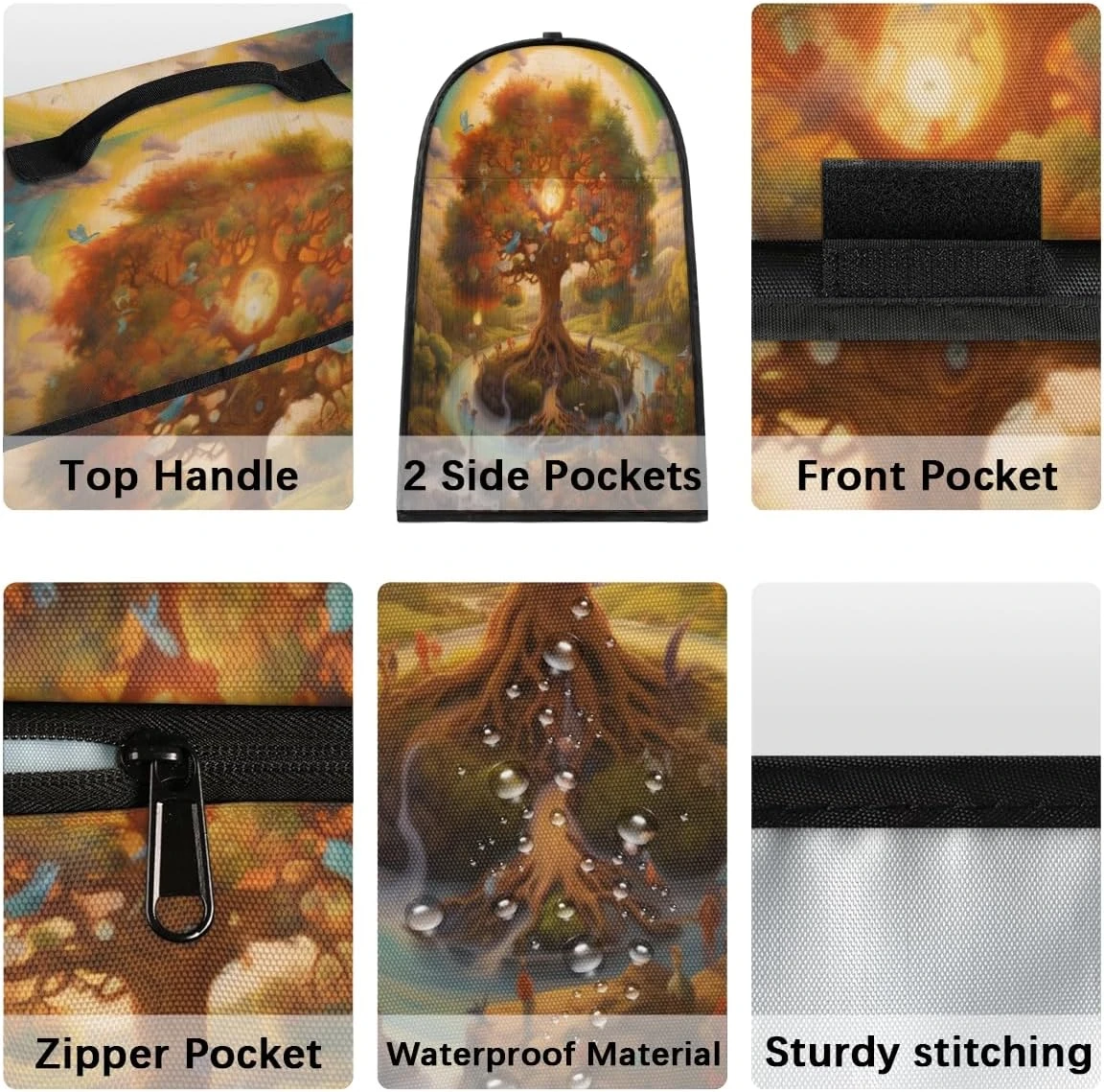 Nature Scene Tree Birds Coffee Maker Dust Cover, Waterproof Stand Mixer Cover Coffee Machine Dust Cover, Home Small Appliance Guard Aid Assecories Protector For Kitchen Appliance 17in 6 Nature Scene Tree Birds Coffee Maker Dust Cover, Waterproof Stand Mixer Cover Coffee Machine Dust Cover, Home Small Appliance Guard Aid Assecories Protector For Kitchen Appliance 17in - Image 4