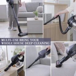 TMA Cordless Vacuum Cleaner, 250W 25Kpa Stick Vacuum Cleaner With 8-Cell Large Battery For 40 Mins Runtime, 4 Filters, 1.3L Dust Cup, T220 15 TMA Cordless Vacuum Cleaner, 250W 25Kpa Stick Vacuum Cleaner With 8-Cell Large Battery For 40 Mins Runtime, 4 Filters, 1.3L Dust Cup, T220 -Small Appliance Store 71NCNxjg9L. AC SL1500