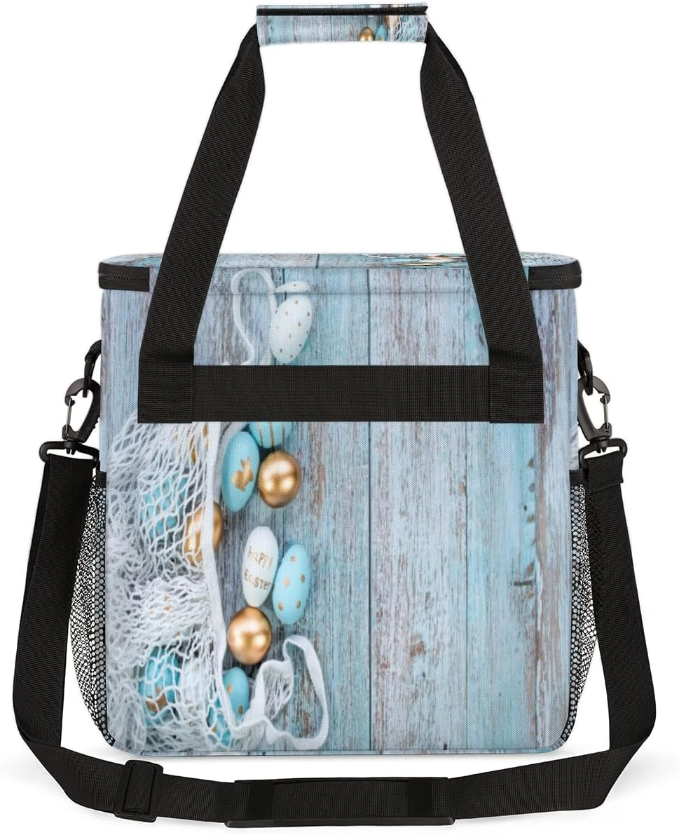 Cfpolar Coffee Maker Carrying Bag Blue Eggs Wooden Easter Travel Coffee Machine Bag Carrying Organizer Case Portable Single Serve Coffee Brewer Tote Bag Storage Bag For Camping Picnic 8 Cfpolar Coffee Maker Carrying Bag Blue Eggs Wooden Easter Travel Coffee Machine Bag Carrying Organizer Case Portable Single Serve Coffee Brewer Tote Bag Storage Bag For Camping Picnic - Image 6