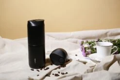 VIVALAVIDA LAVIDA Portable Drip Coffee Maker Small Electric Pour Over Coffee Maker Set With Grinder & Filter, All-in-one For Travel Camping Hiking Kitchen Office Car (Black) -Small Appliance Store 71NYHeVWJpL. AC SL1500