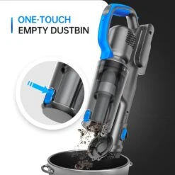 FABULETTA Cordless Vacuum Cleaner, 24kpa Free-Standing Stick Vacuum With Upgraded 250W Brushless Motor, Lightweight Handheld Vacuum For Home Pet Hair Carpet Hard Floor (Blue) -Small Appliance Store 71O8ttupB9L. AC SL1500