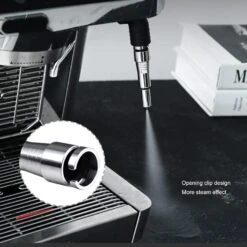 TMISHION Stainless Steel Maker With Milk Frother 15 Bar Machine Coffee Steam Nozzle Stainless Steel Coffee Machine Nozzle Coffee Maker Steam Nozzle Coffee Machine Steam Sp -Small Appliance Store 71OEmaF2RL. AC SL1500