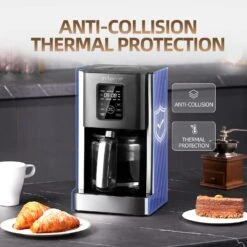 Avigator Coffee Maker, 12-Cup Drip Coffee Machine With Classic And Rich Brews, 24H Promgrammable Timer, 3-Mode Keep Warm, 12-hole Showerhead System (CM1706) 11 Avigator Coffee Maker, 12-Cup Drip Coffee Machine With Classic And Rich Brews, 24H Promgrammable Timer, 3-Mode Keep Warm, 12-hole Showerhead System (CM1706) -Small Appliance Store 71OThhiJ77L. AC SL1500